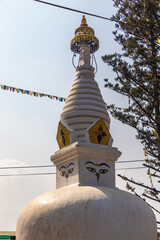Small stupa located at the base of Swayambhunath, Kathmandu, Nepal