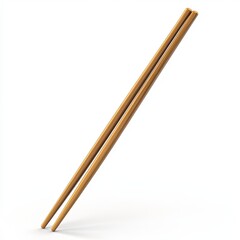 chopsticks, 3d style imitation, cartoon icon, white background