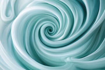 Fototapeta premium Abstract Teal Swirling Fabric Design