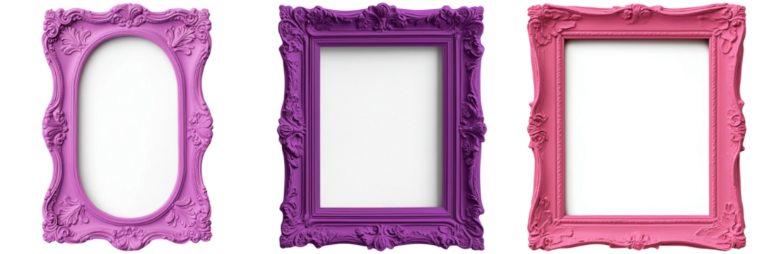 Elegant Vintage Picture Frames for Home Decor and Art Display