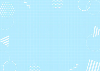 お洒落な幾何学模様のフレーム