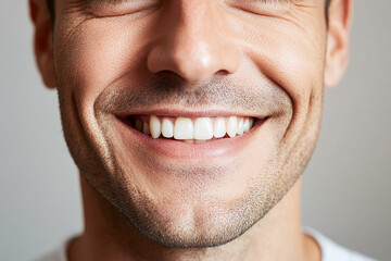 Fototapeta premium Man portrait on white background