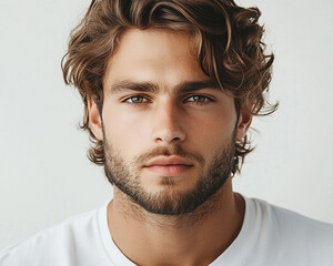 Fototapeta premium Man picks up the phone