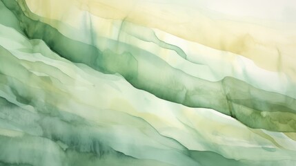 Abstract Watercolor background, Minimalist Boho style, cream, sage green, gold, linen texture,organic shape, background for banner, poster, Web and packaging
