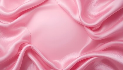 Obraz premium Luxurious Pink Satin Fabric with Shiny Smooth Texture