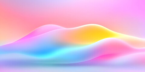 Fototapeta premium Colorful abstract background design digital art visual content gradient waves aesthetic modern concept