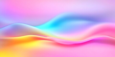 Obraz premium Abstract colorful background design digital artwork vibrant palette artistic environment smooth waves visual creativity