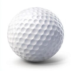 golf ball, 3d style imitation, cartoon icon