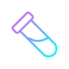 Gradient laboratory beaker for scientific use