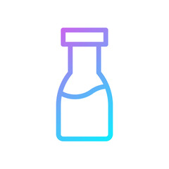 Gradient Liquid Container Icon Detailed Design