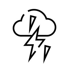Thunder element icon