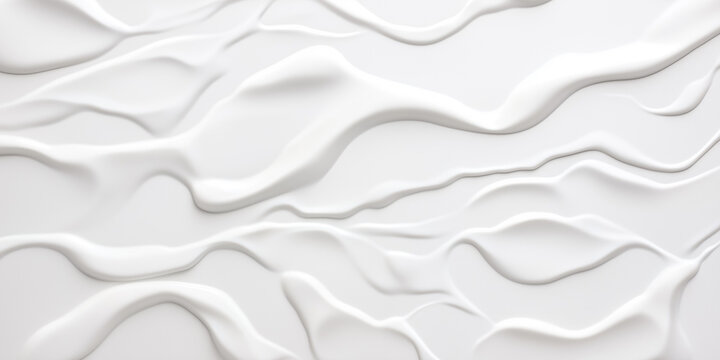 abstract background of white waves
