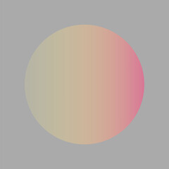 Gradient circle collage element vector