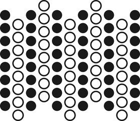 Geometric Dot Shape Element Set