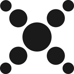 Geometric Dot Shape Element Set