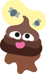 귀여운 똥 일러스트