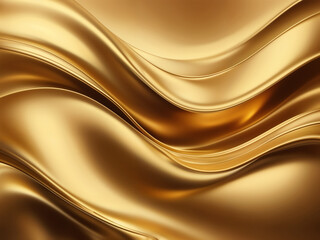 Obraz premium Abstract Blurry glow Gold Luxury texture wavy. Shiny golden noise wide banner and golden illustration background