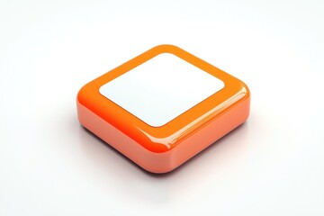 3D touchscreen icon, sleek and minimalist design for advanced interfaces on white backdrop.