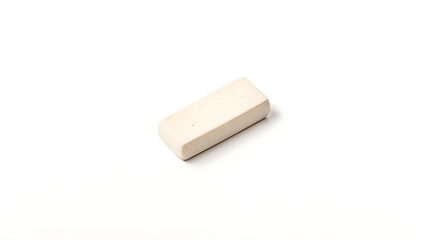White Rectangular Eraser for Clean Writing