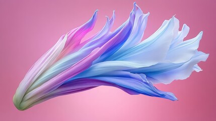 Fototapeta premium A soft and elegant vanilla flower with delicate petals.photorealistic portrait,