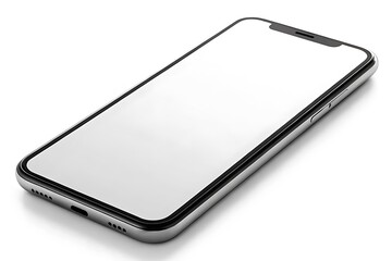 Phone Device on White Background - Clean Mockup Template