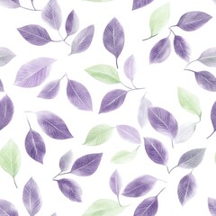 Obraz premium Repetitive seamless pattern of leaf foliage for fabric design.