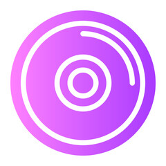 weight plates gradient icon