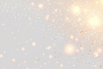 Fototapeta premium Elegant Soft Gold Glitter Background with Sparkles and Bokeh Effect