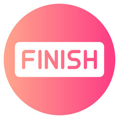 finish gradient icon