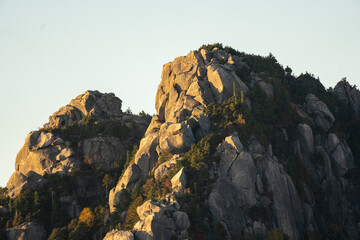 Obraz premium Mt. Mizugaki, Takamiiwa and surrounding views