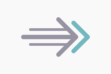 Abstract arrow forward motion illustration vector