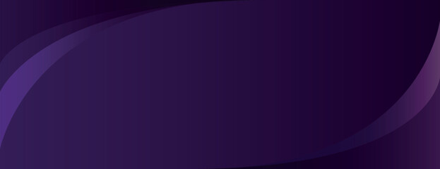 A dark purple background with a smooth, gradient texture. The background features flowing lines in various shades of purple. Minimal abstract gradient curve vector background