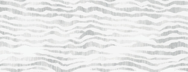 Wavy line background with a textured white background. The white and gray pattern creates a soft, flowing design. Grunge texture background vector. Gray background.