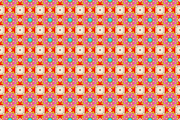 Seamless Template Endless Visual Texture Fashion Shape Art Fabric Textile Cloth Wallpaper Luxury Perspective Interior Digital Design Symmetric Background Decoration Graphic Tile Geometric Pattern.