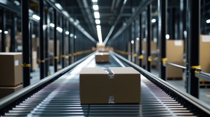 Automated supply chain system with predictive analytics, intelligent logistics. 