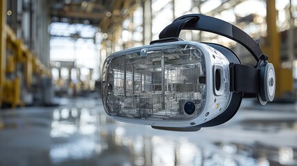 Virtual Reality Headset in Construction Site:  A Glimpse into the Future of Building