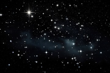 Obraz premium Starry night sky illustration