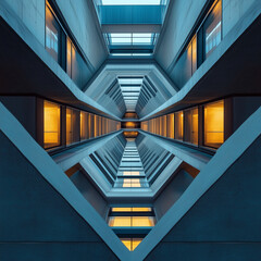 Fototapeta premium architecture photography of a grand scale building