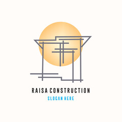 Illustration Building Dreams with Strength and Precision logo