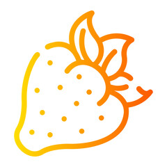 strawberry Line Gradient Icon