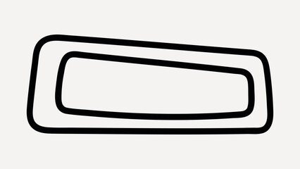 Minimalist abstract geometric design vector