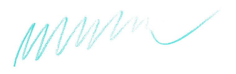 light blue pencil strokes isolated on transparent background