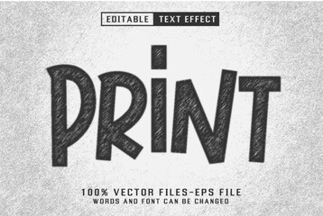 Sketch Editable Text Effect