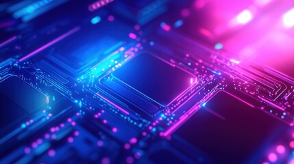 High tech background template design.