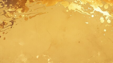 Obraz premium Gold paint splattered abstract background texture design