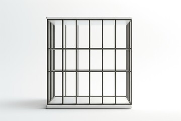 Cage rectangle shelf gate.