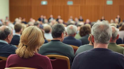 Community Residents Gather for Public Meeting Discussion Event