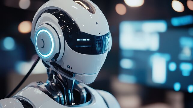 Virtual assistant helping with order tracking, enhanced online shopping support. 