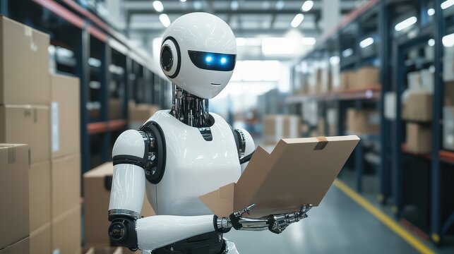 Virtual assistant helping with order tracking, enhanced online shopping support. 