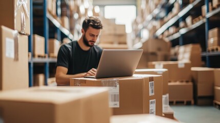 Virtual assistant helping with order tracking, enhanced online shopping support. 